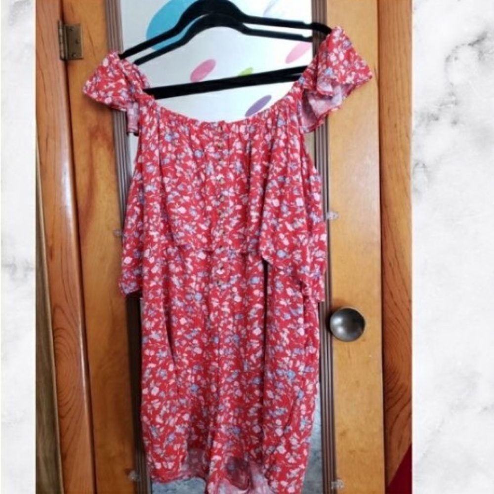 Off the shoulder romper